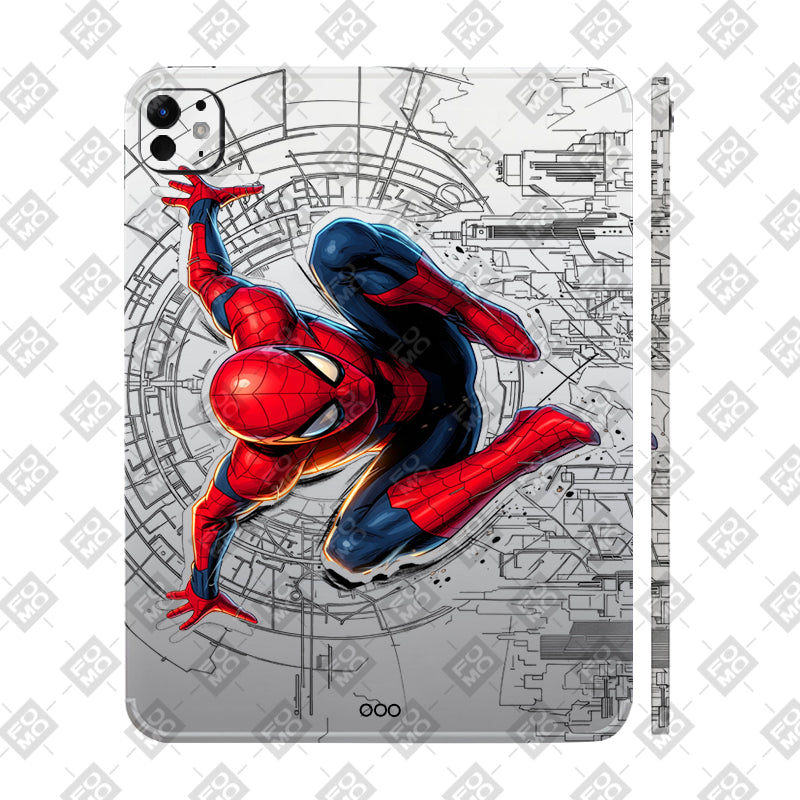 Apple iPad Pro 13 M5 2025 Transparent Web of Destiny Tablet Skin