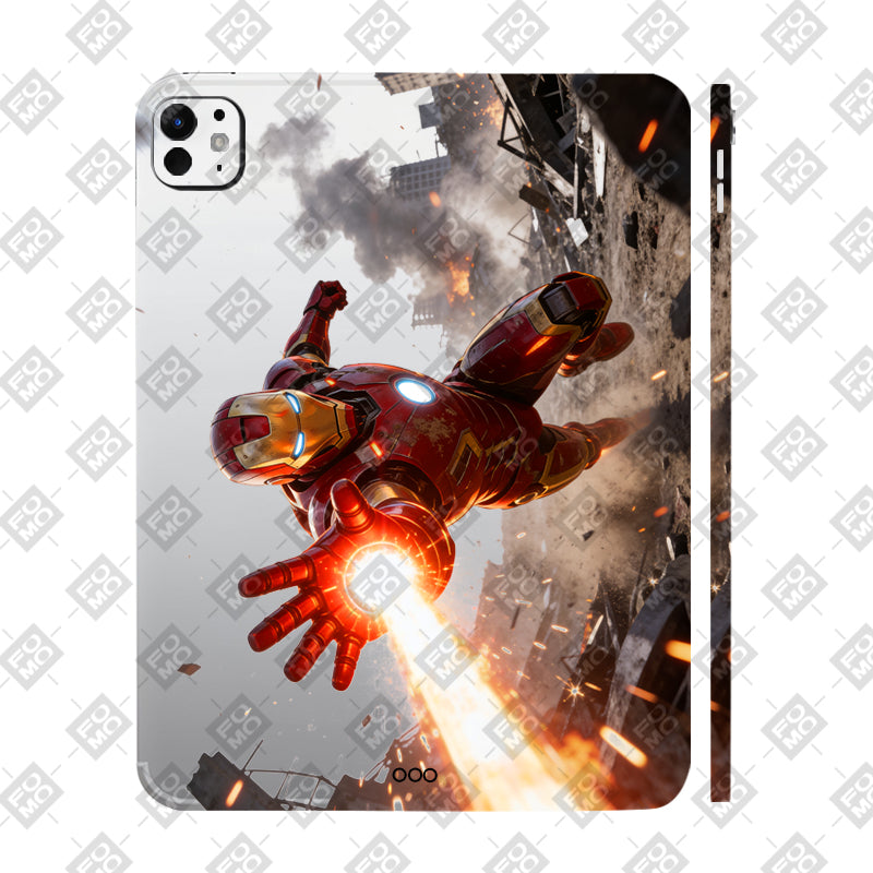 Apple iPad Pro 13 M5 2025 Transparent Iron Fist Tablet Skin