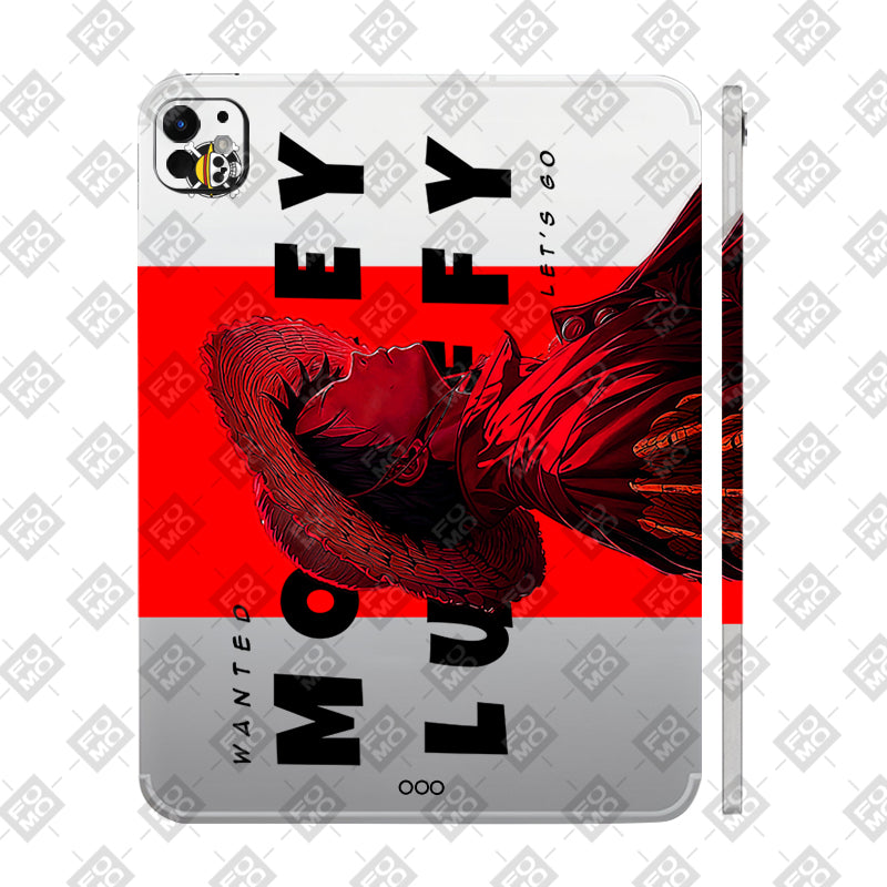 Apple iPad Pro 13 M5 2025 Transparent Pirate King Tablet Skin