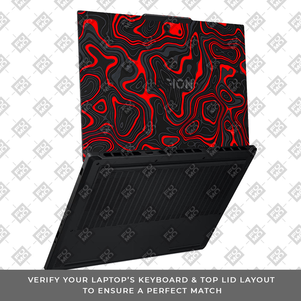 Crimson Waves Lenovo Legion 5 15AHP10 Laptop Skin