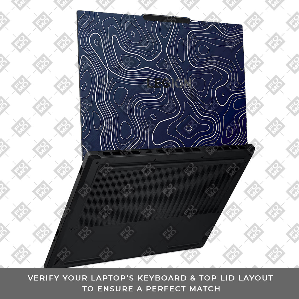 Fluid Lines Design Lenovo Legion 5 15AHP10 Laptop Skin