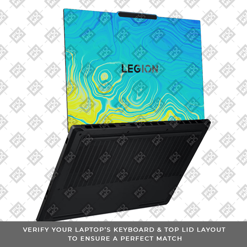 Ocean Gradient Waves Lenovo Legion 5 15AHP10 Laptop Skin