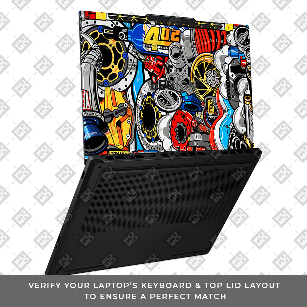 Mechanical Chaos Lenovo Legion 5 15AHP10 Laptop Skin