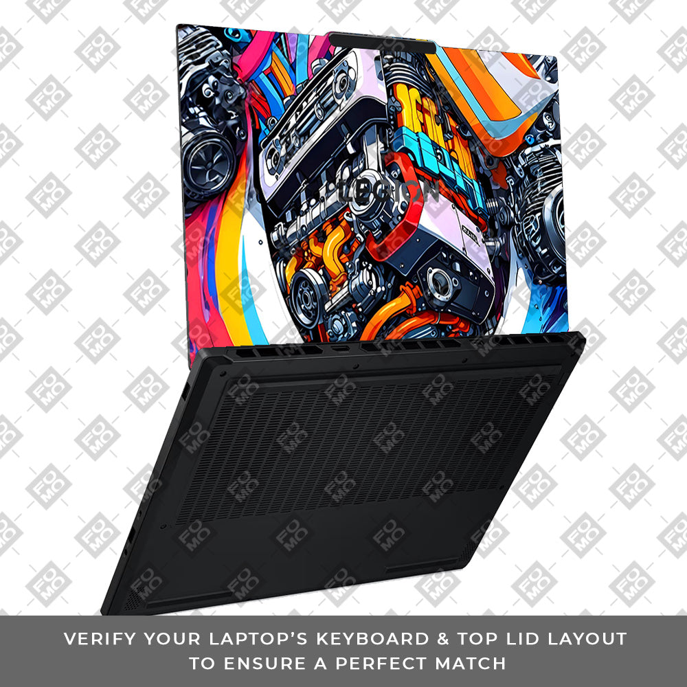Power in Motion Lenovo Legion 5 15AHP10 Laptop Skin