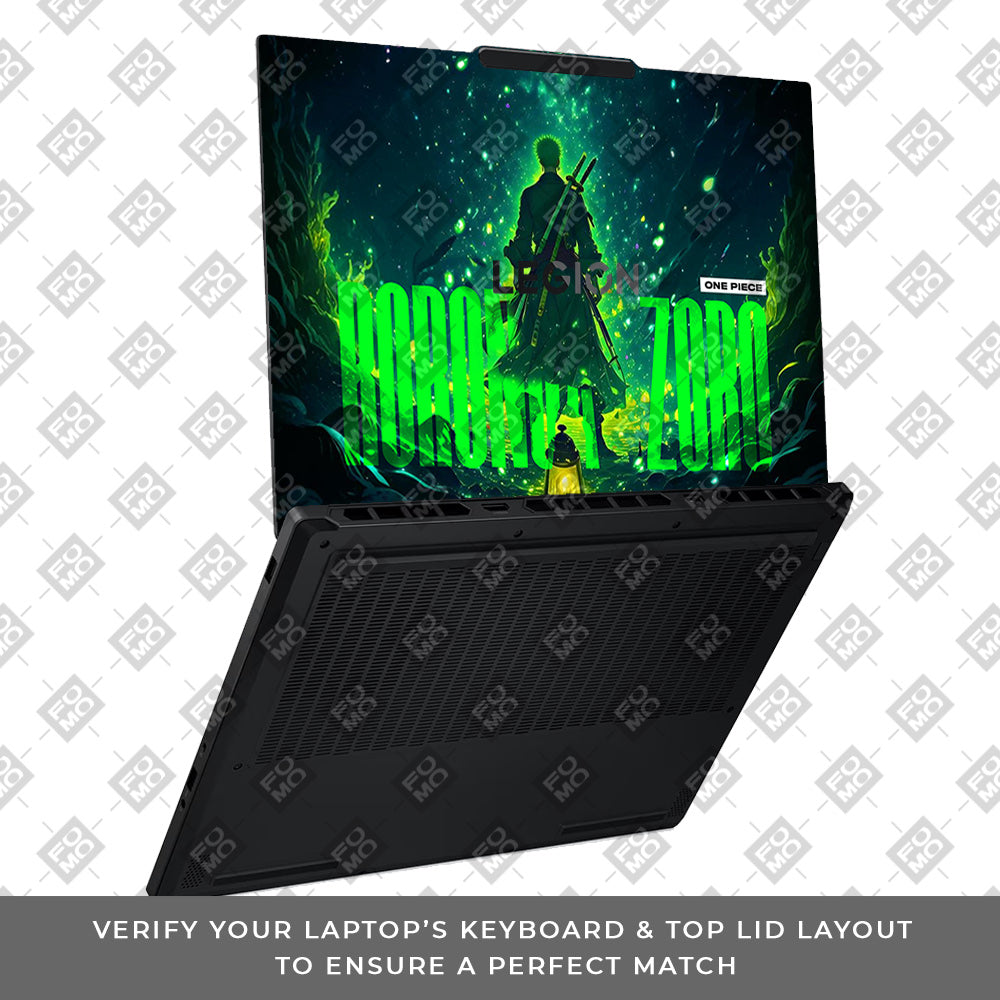 Roronoa Zoro Green Fury Lenovo Legion 5 15AHP10 Laptop Skin