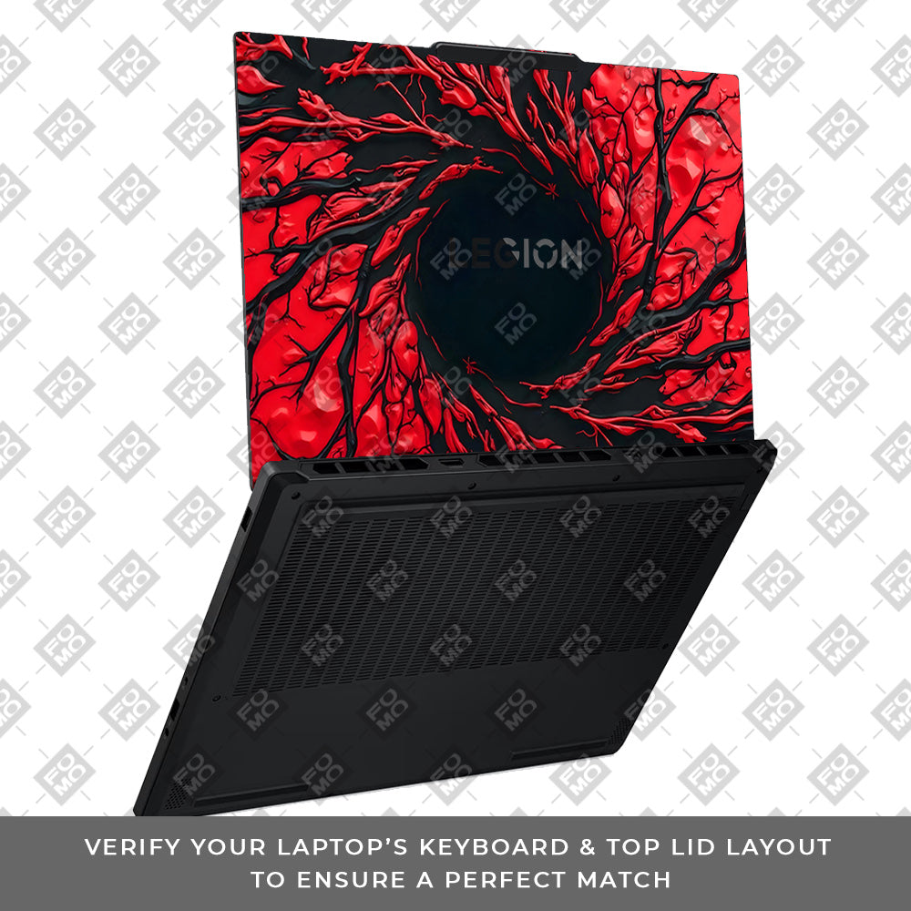 Spiderman Web Red Lenovo Legion 5 15AHP10 Laptop Skin