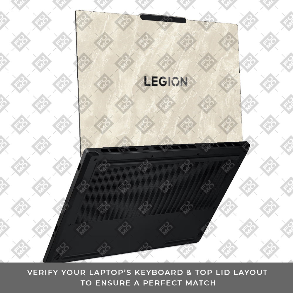 Textured Marble Lenovo Legion 5 15AHP10 Laptop Skin