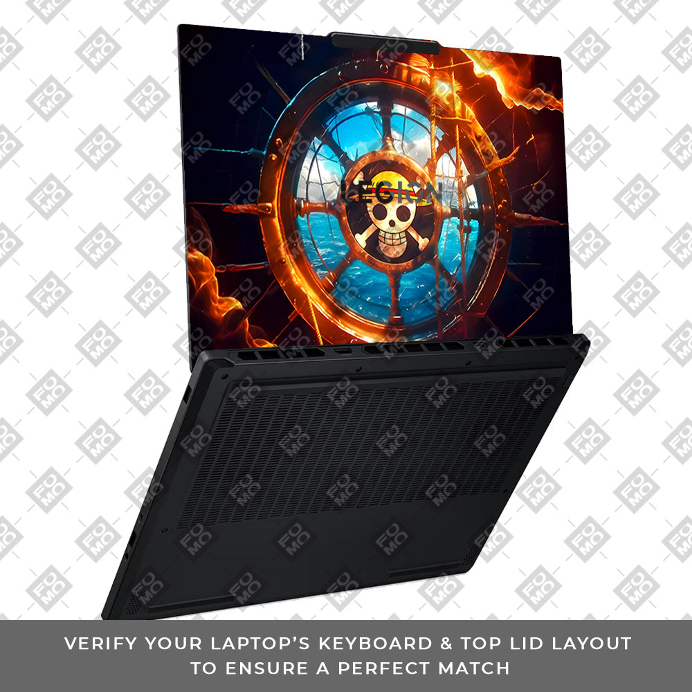 Straw Hat Pirates Emblem Lenovo Legion 5 15AHP10 Laptop Skin