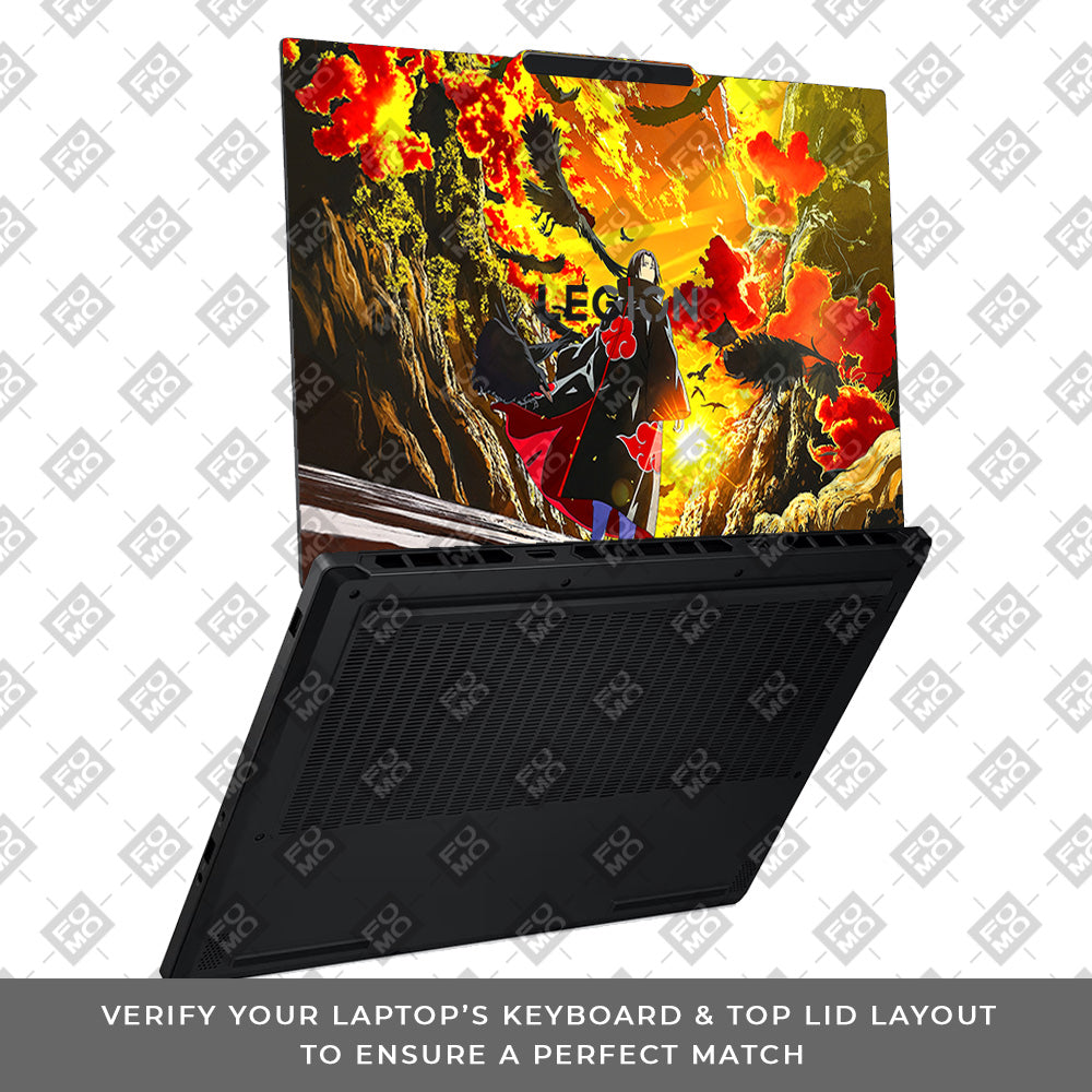 Itachi with Flock of Crows Lenovo Legion 5 15AHP10 Laptop Skin