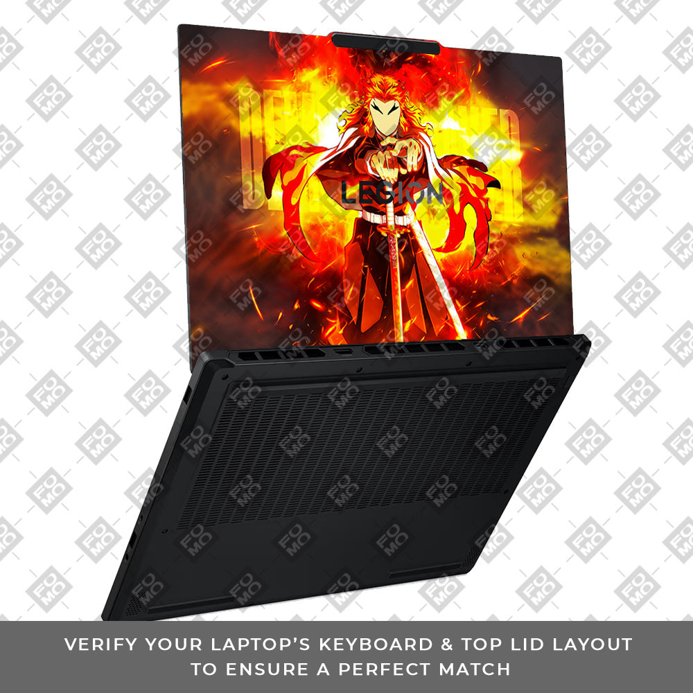 Flame Hashira Rengoku Lenovo Legion 5 15AHP10 Laptop Skin