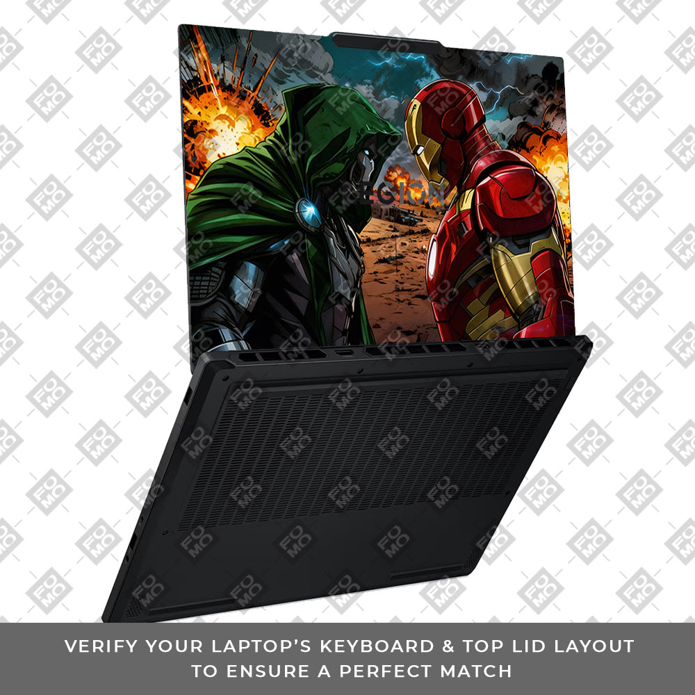 Iron Man vs Doom Lenovo Legion 5 15AHP10 Laptop Skin