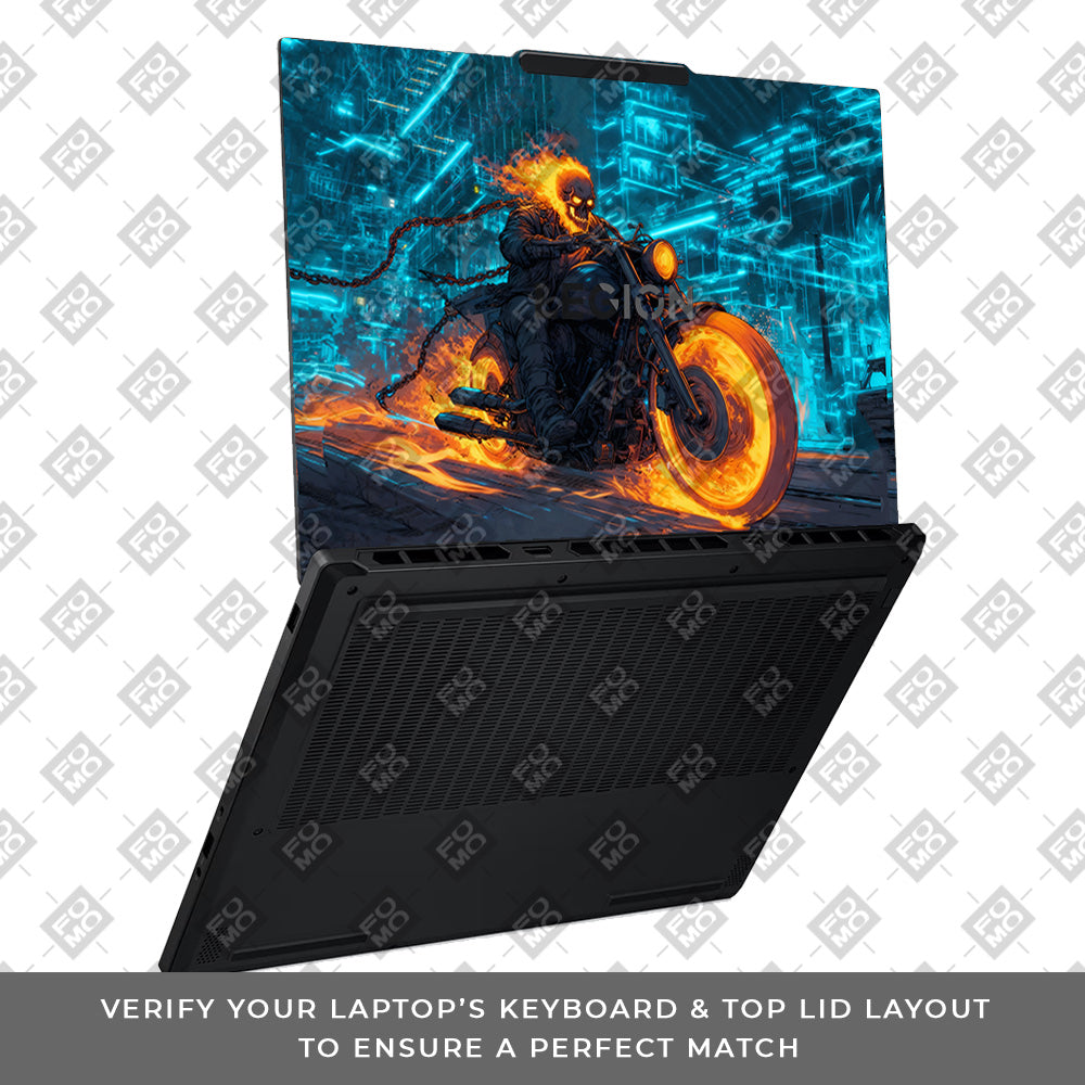 Hellfire Rider Lenovo Legion 5 15AHP10 Laptop Skin
