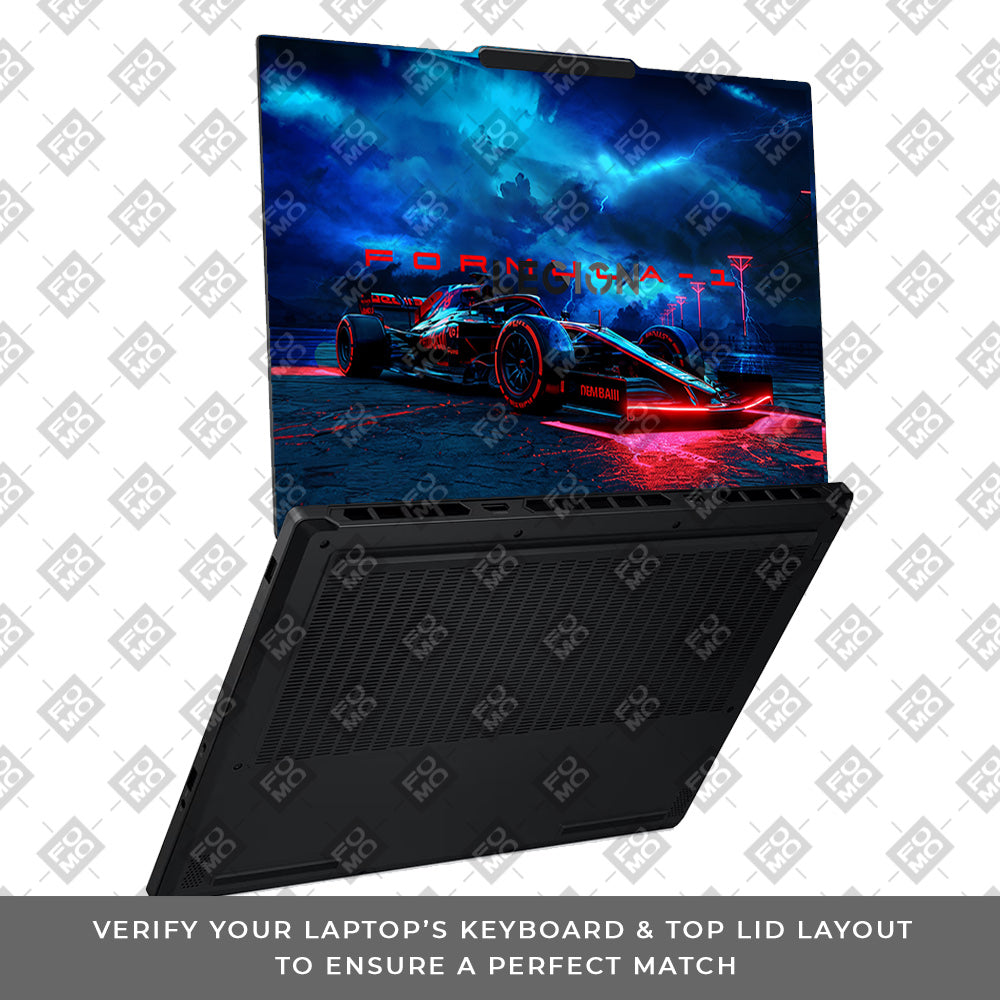 Fututristic Formula 1 Lenovo Legion 5 15AHP10 Laptop Skin