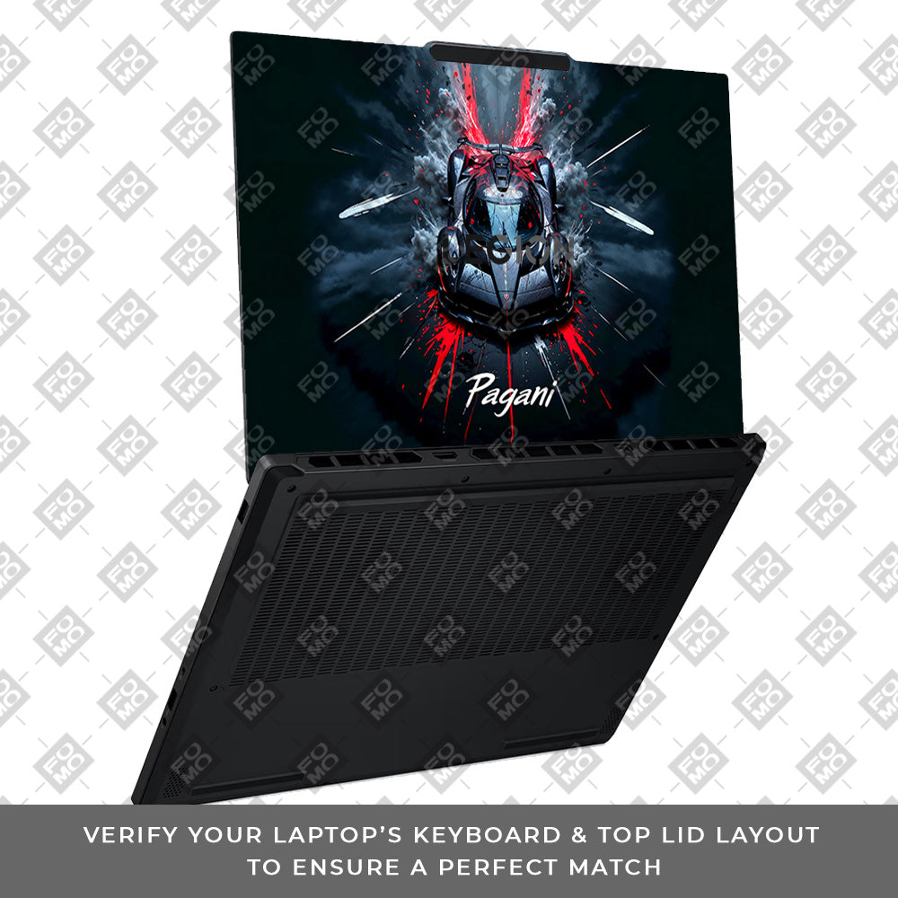 Pagani Midnight Impact Lenovo Legion 5 15AHP10 Laptop Skin