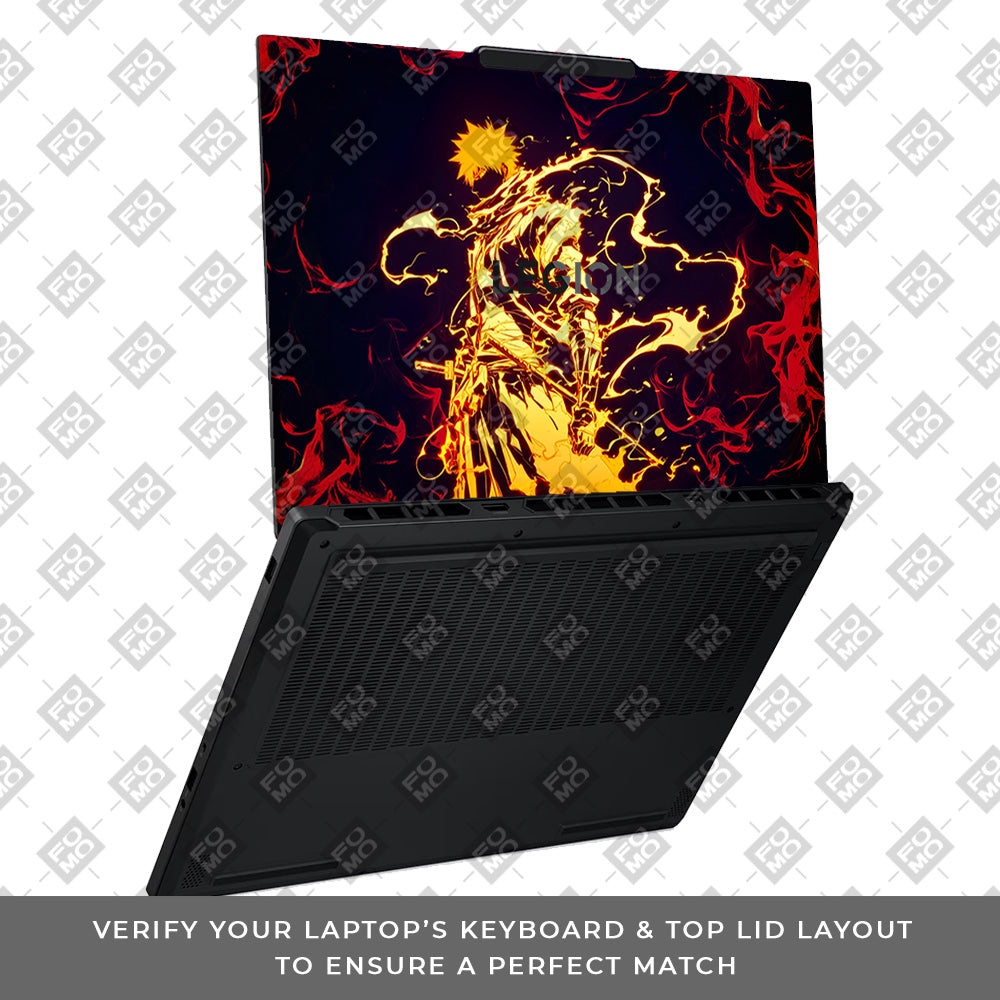 Bleach Ichigo Bankai Form Lenovo Legion 5 15AHP10 Laptop Skin