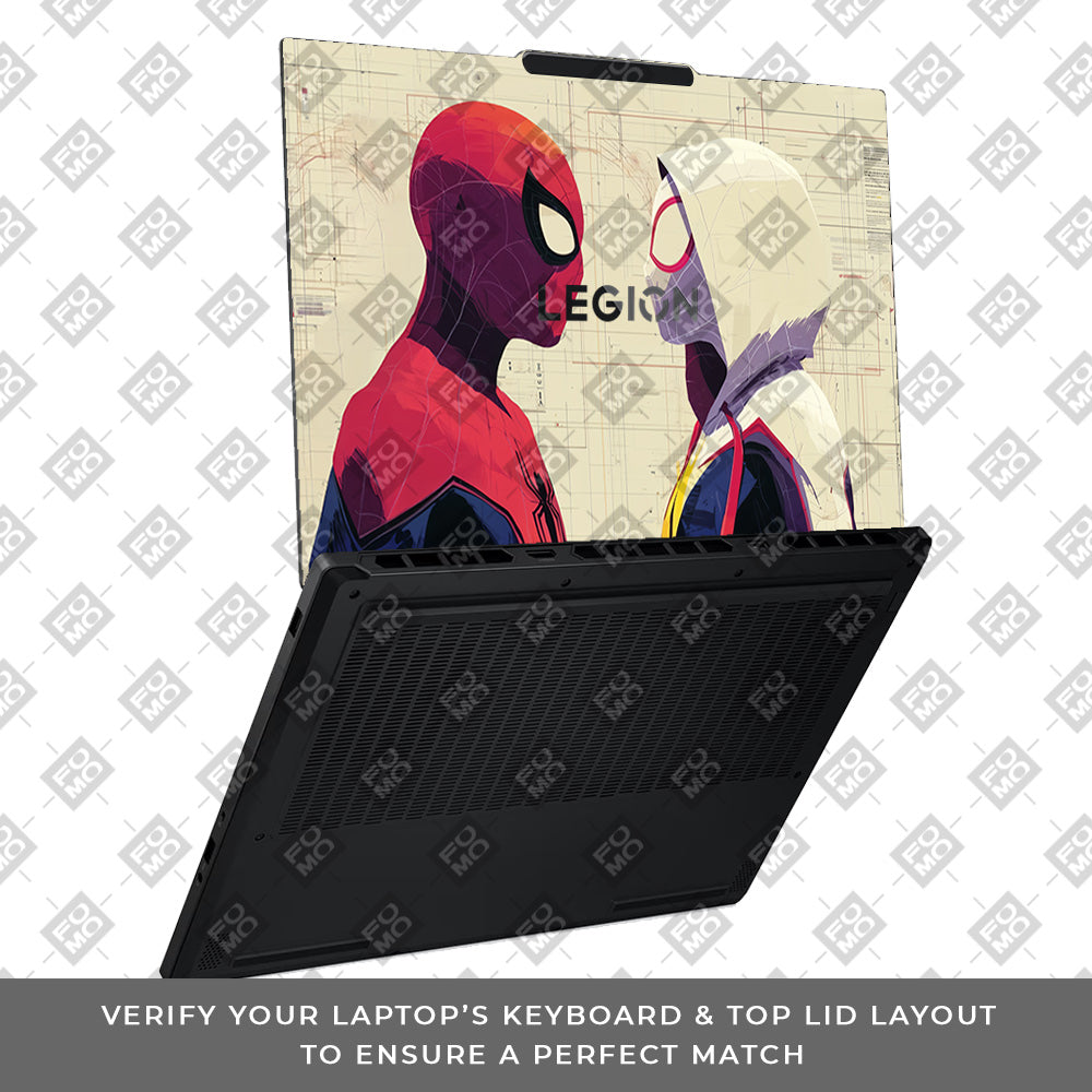 Spider Man X Spider Gwen Lenovo Legion 5 15AHP10 Laptop Skin