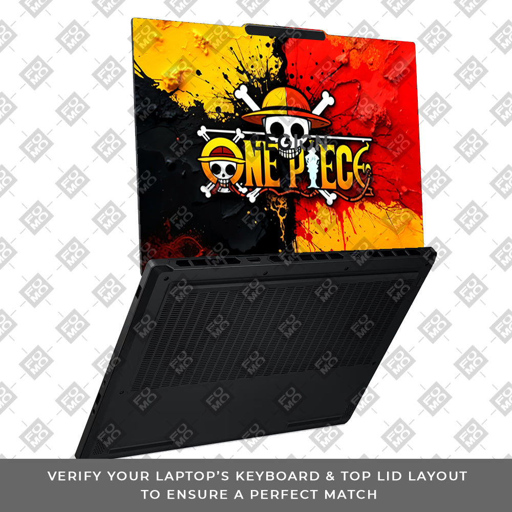 One Piece Paint Splash Lenovo Legion 5 15AHP10 Laptop Skin