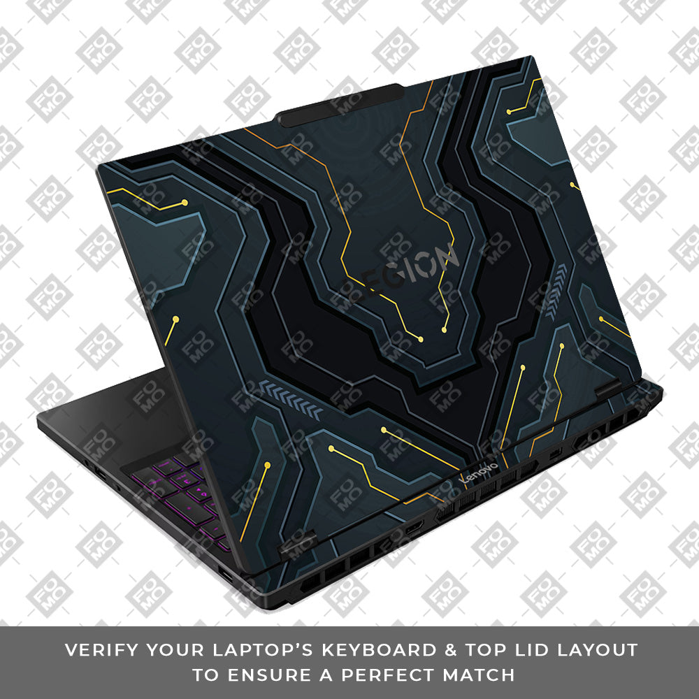 Futuristic Techno Lenovo Legion 5 15IRX10 Laptop Skin