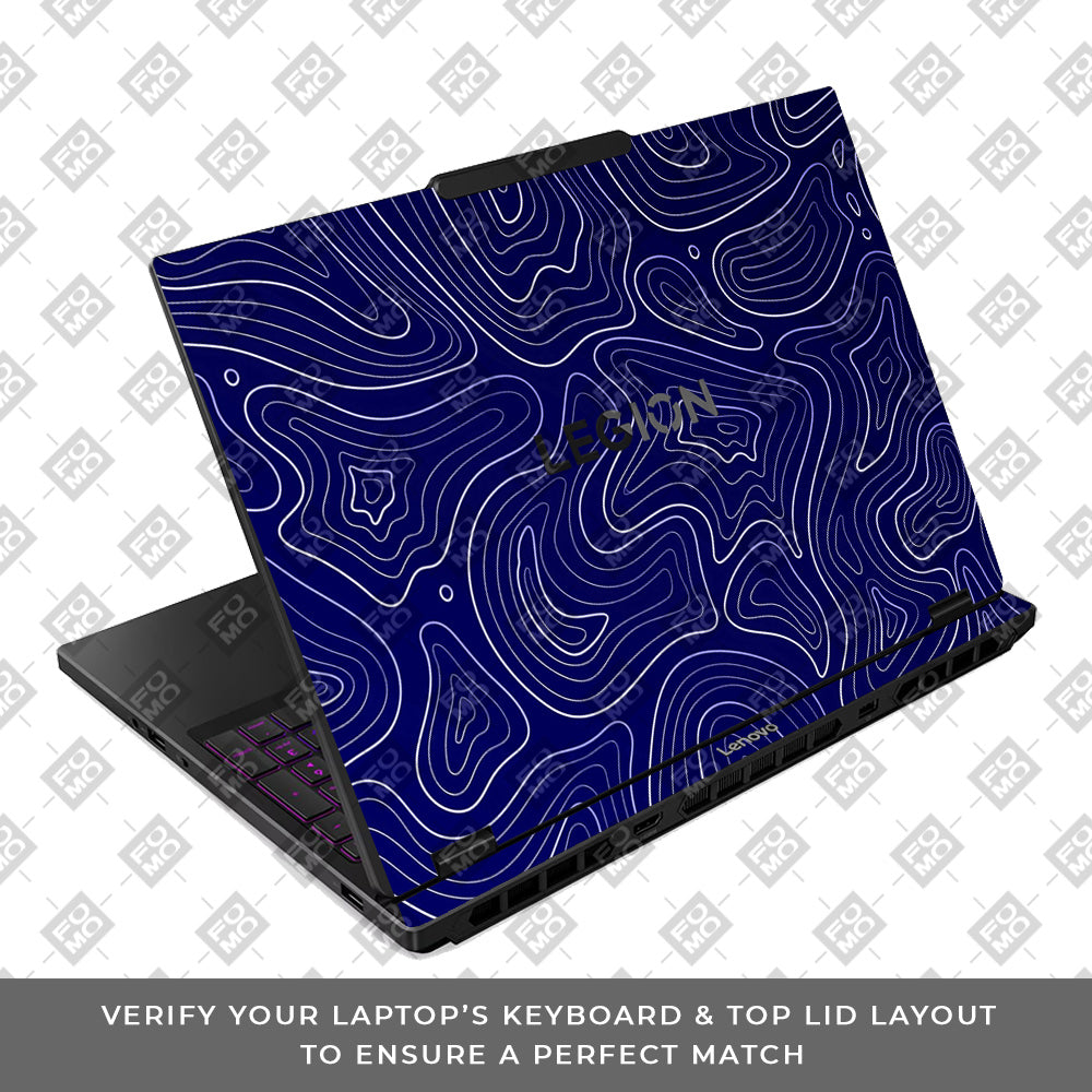 Deep Blue Contour Depths Lenovo Legion 5 15IRX10 Laptop Skin