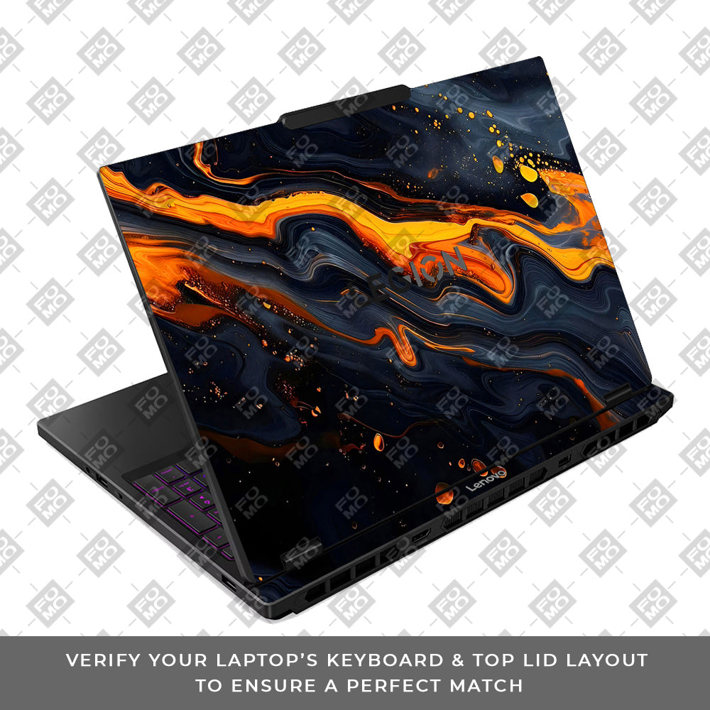 Lava Marble Lenovo Legion 5 15IRX10 Laptop Skin
