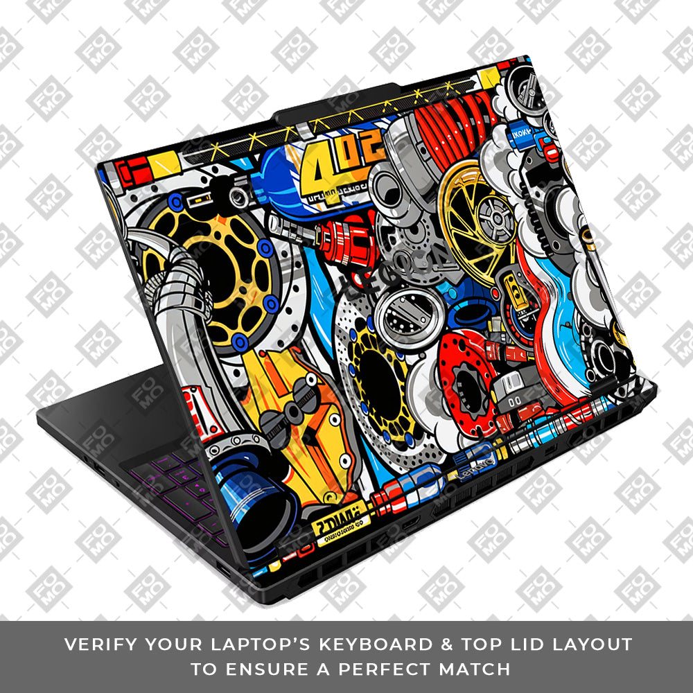Mechanical Chaos Lenovo Legion 5 15IRX10 Laptop Skin