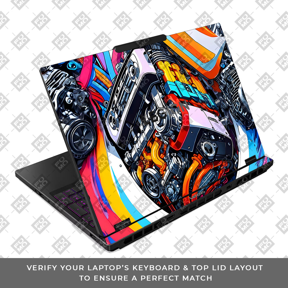 Power in Motion Lenovo Legion 5 15IRX10 Laptop Skin