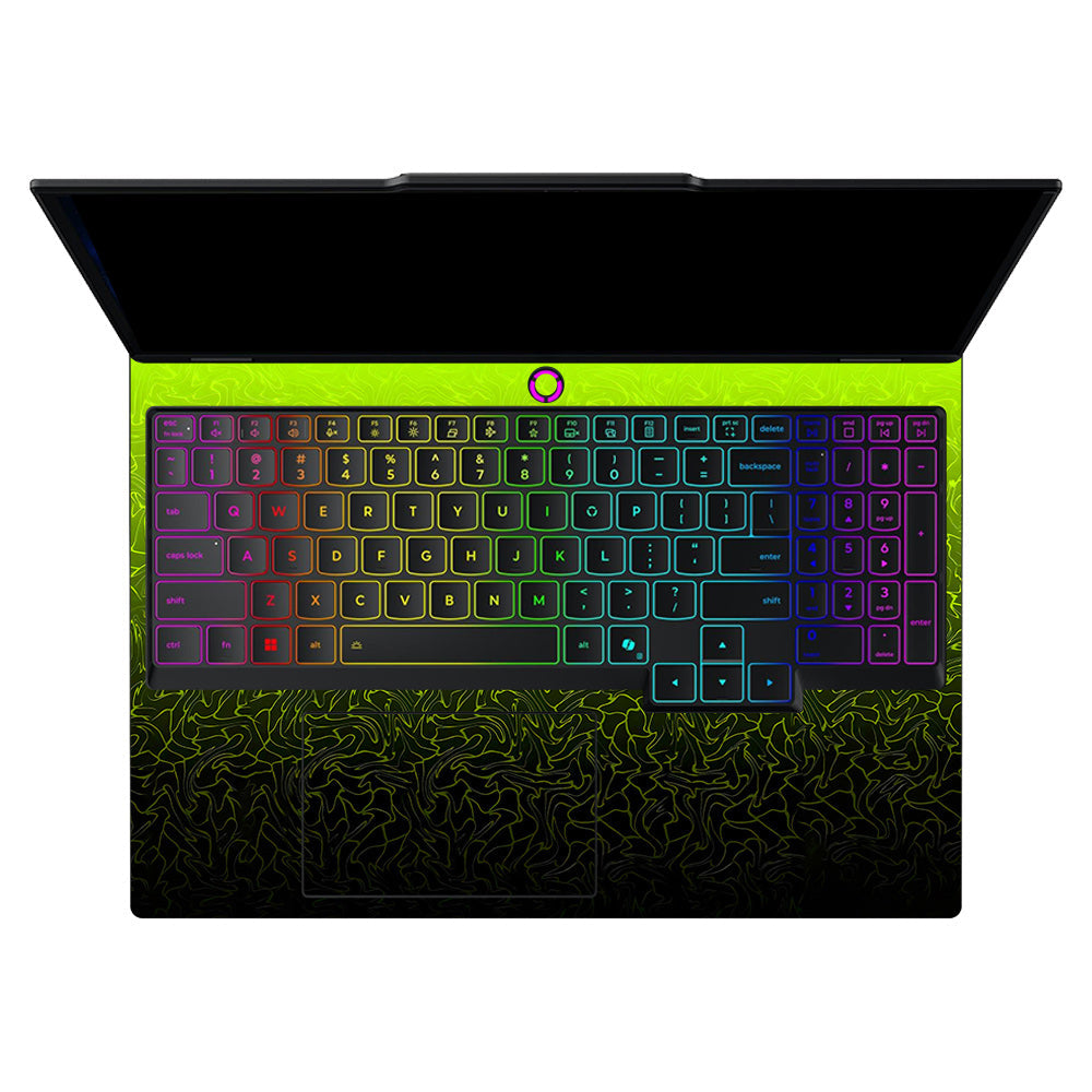 Lime Yellow to Black Gradient Lenovo Legion 5 15IRX10 Laptop Skin