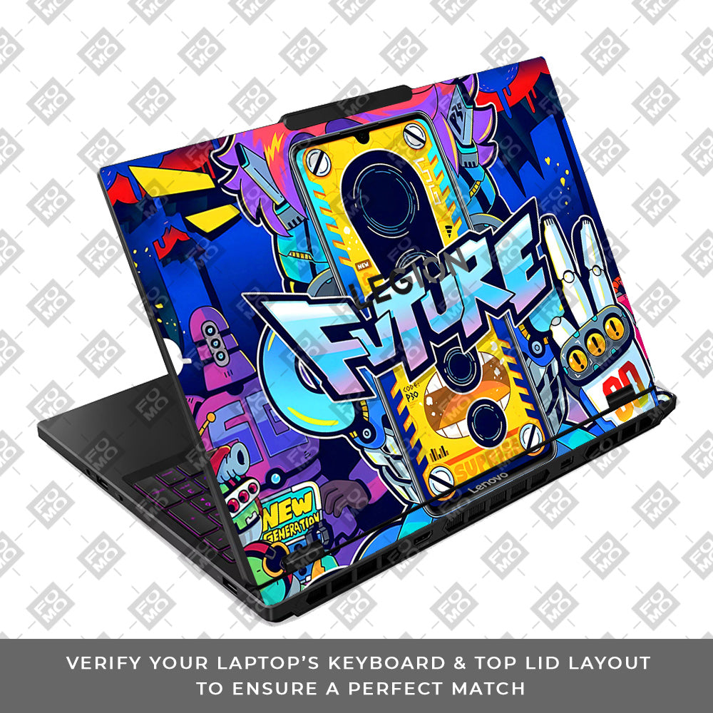 Futuristic Cyberpunk Vision Lenovo Legion 5 15IRX10 Laptop Skin