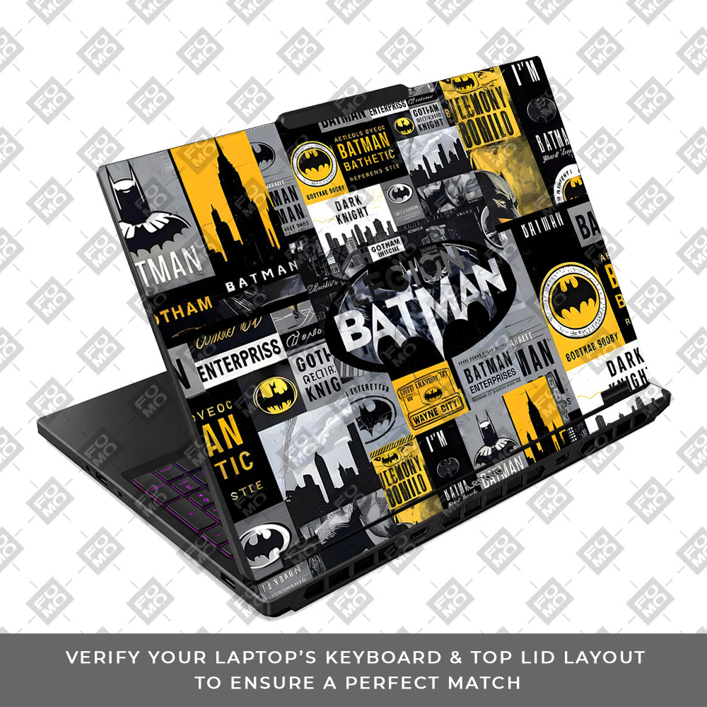 Batman Collage Lenovo Legion 5 15IRX10 Laptop Skin