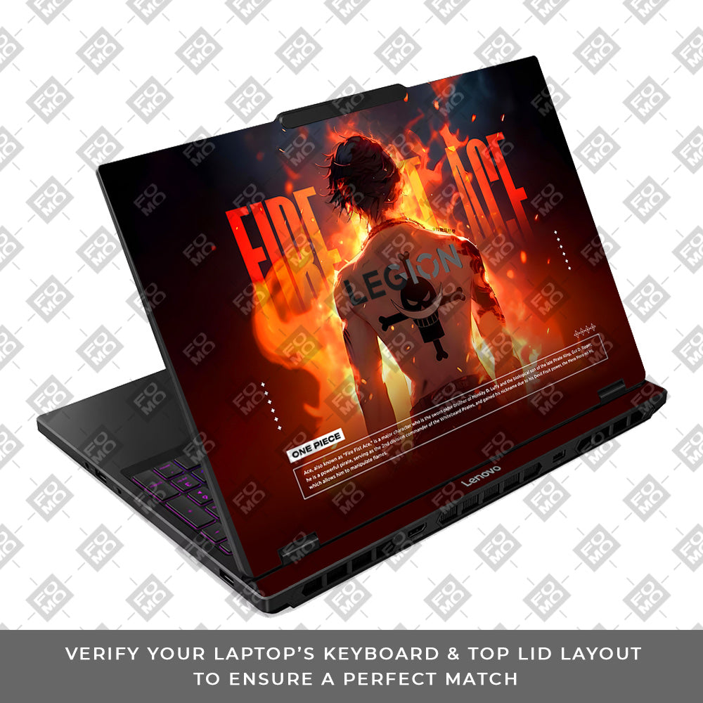 Fire Fist Ace Lenovo Legion 5 15IRX10 Laptop Skin