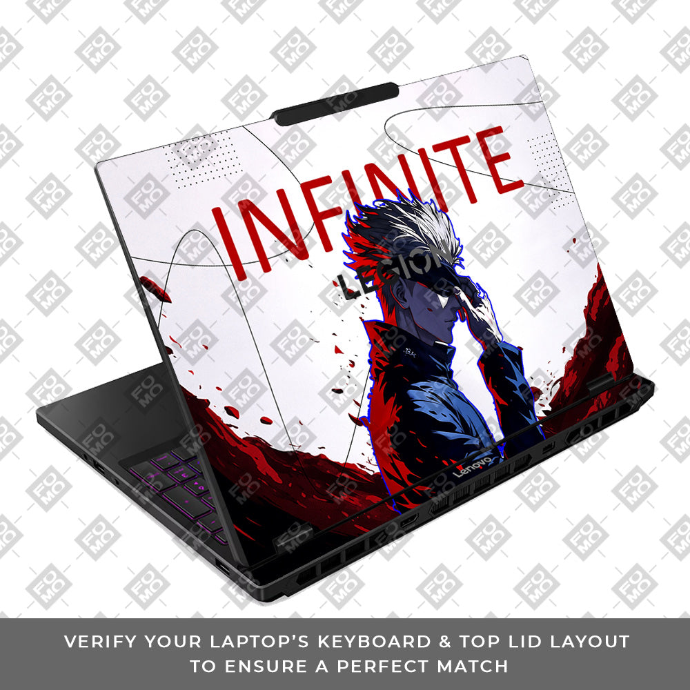 JJK Satoru Gojo Lenovo Legion 5 15IRX10 Laptop Skin