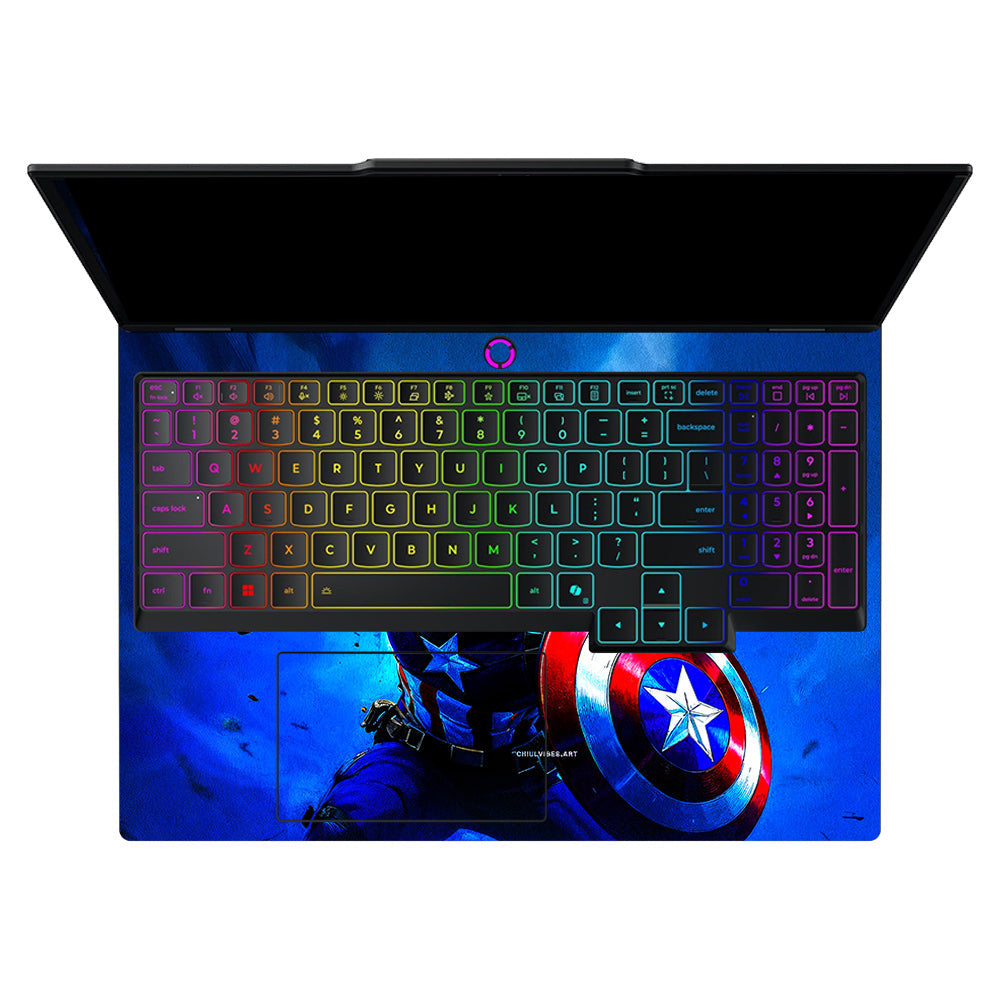 Shield Comic Hero Lenovo Legion 5 15IAX10 Laptop Skin