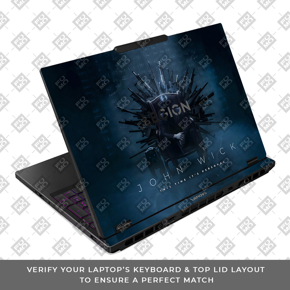 John Wick Assassin Lenovo Legion 5 15IRX10 Laptop Skin
