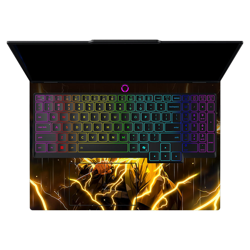 Thunder Soul Lightning Zenitsu Lenovo Legion 5 15IRX10 3D Laptop Skin