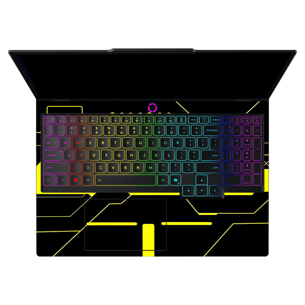 Cyberpunk Yellowline Grid Lenovo Legion 5 15IRX10 Laptop Skin
