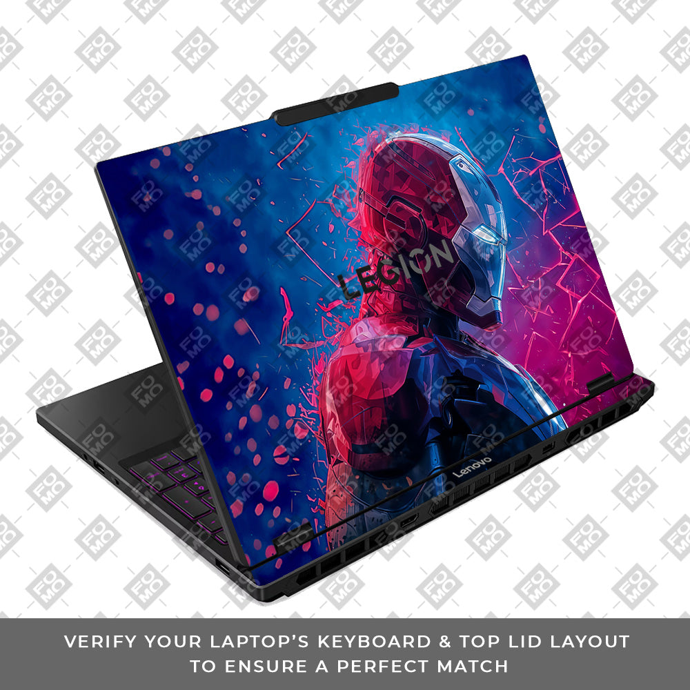 Iron Man Neon Tech Lenovo Legion 5 15IRX10 Laptop Skin