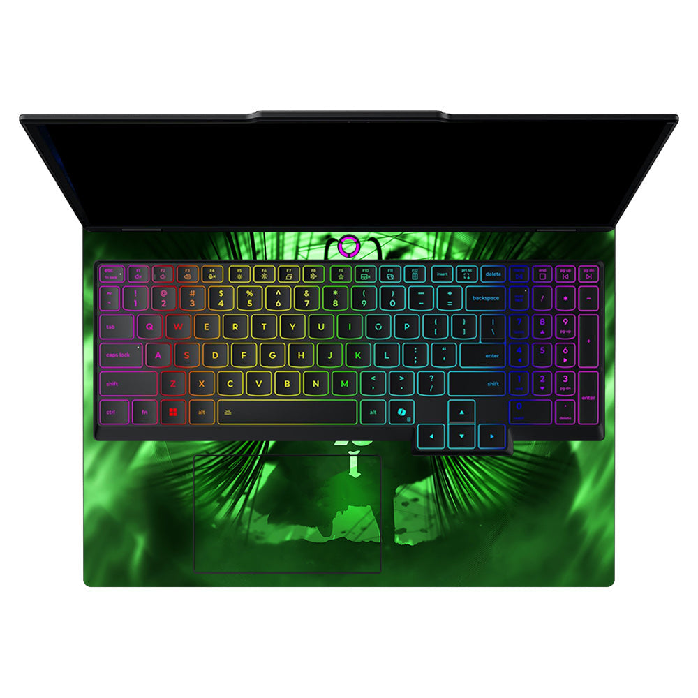 Green Aura Trickster Lenovo Legion 5 15IAX10 Laptop Skin