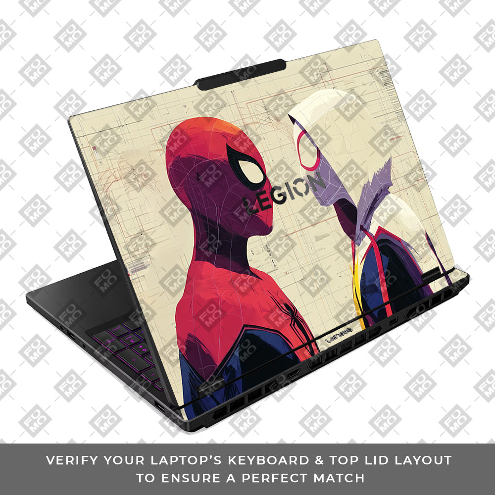 Spider Man X Spider Gwen Lenovo Legion 5 15IRX10 Laptop Skin