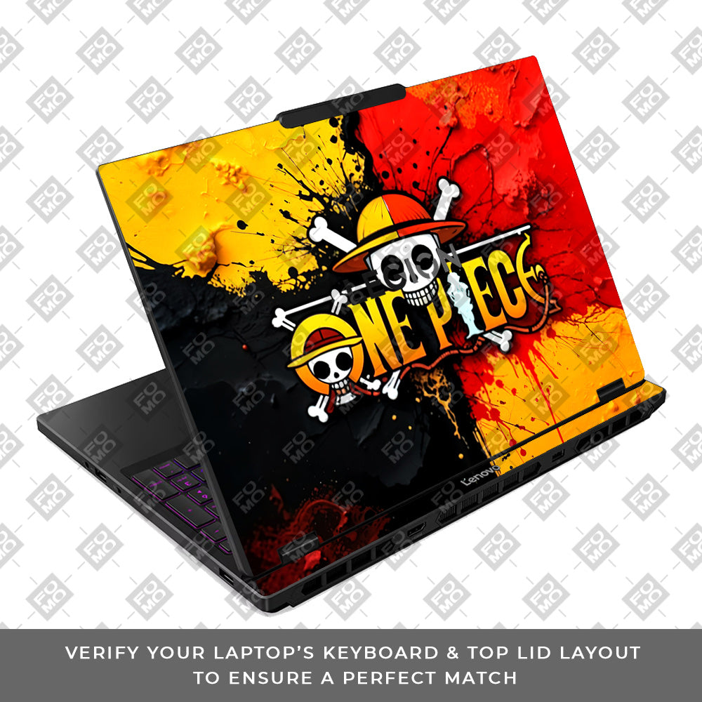 One Piece Paint Splash Lenovo Legion 5 15IRX10 Laptop Skin
