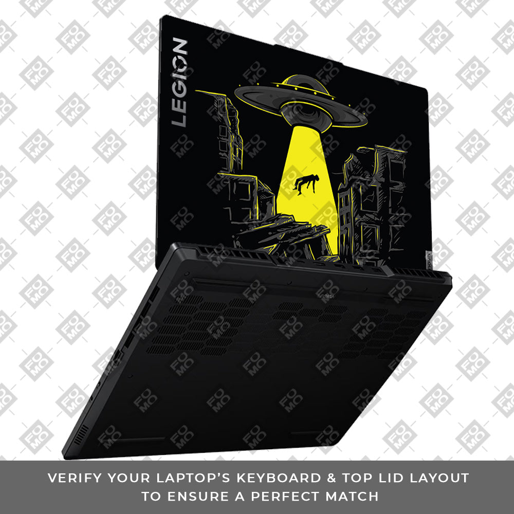 Alien Abduction Lenovo Legion 5 15ARP8 Laptop Skin