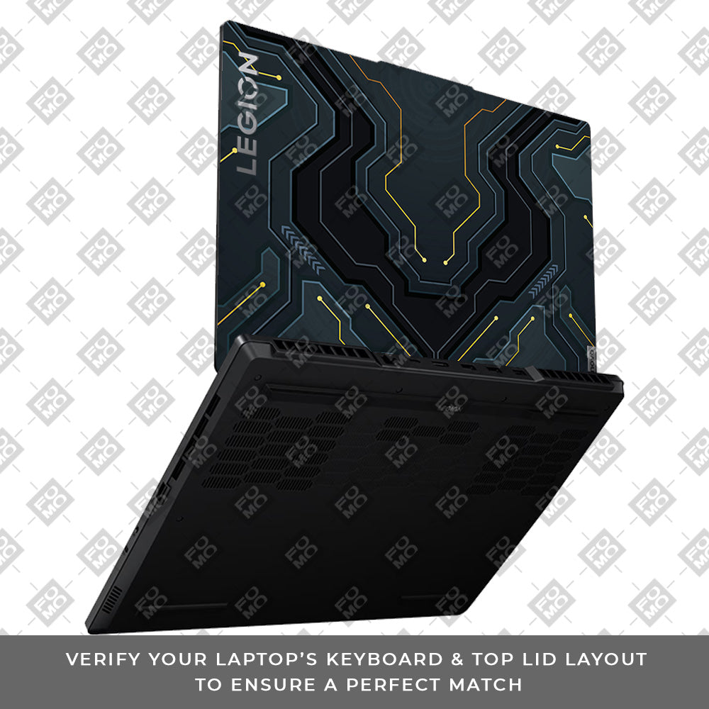 Futuristic Techno Lenovo Legion 5 15ARP8 Laptop Skin