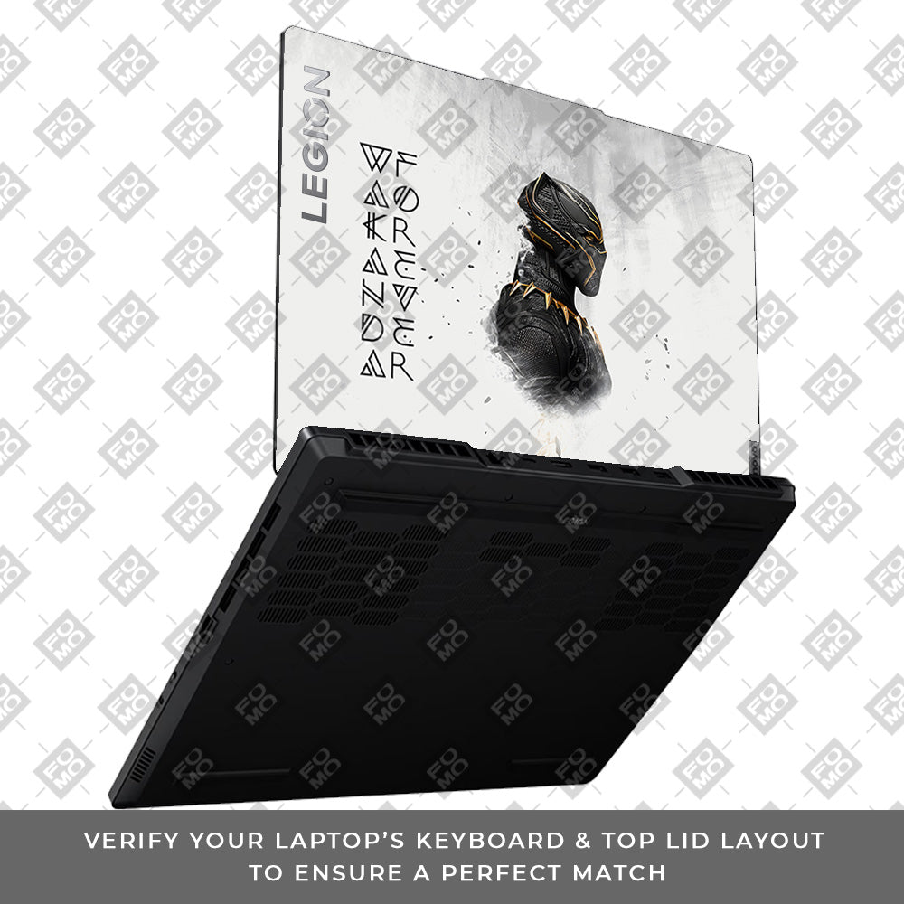 Wakanda Forever Black Panther Comic Lenovo Legion 5 15ARP8 Laptop Skin