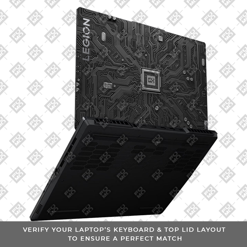 FOMO Circuit Dark Mode Lenovo Legion 5 15ARP8 Laptop Skin