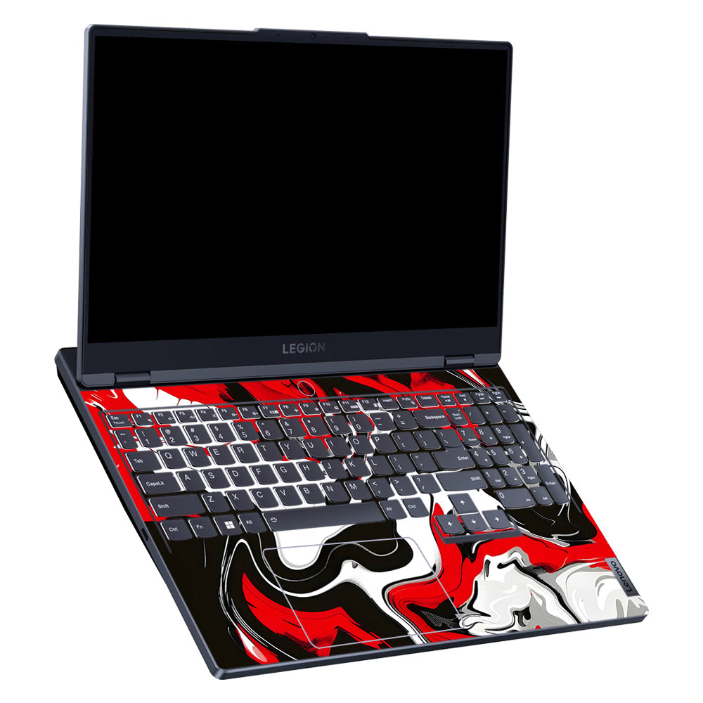 Red and White Marble Lenovo Legion 5 15IRX9 Laptop Skin