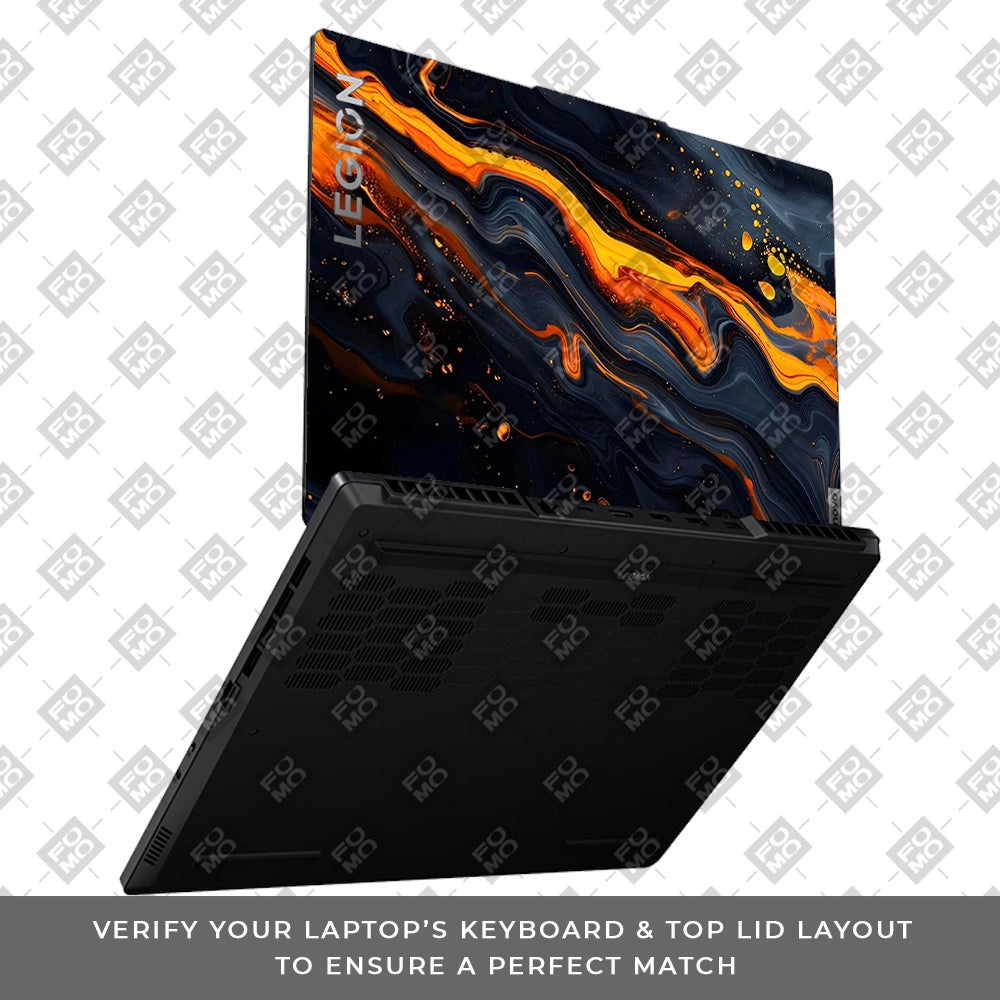 Lava Marble Lenovo Legion 5 15ARP8 Laptop Skin