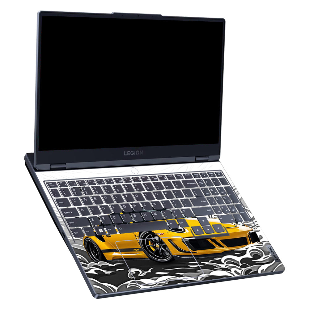 Porsche 911 Yellow Blaze Lenovo Legion 5 15IRX9 Laptop Skin