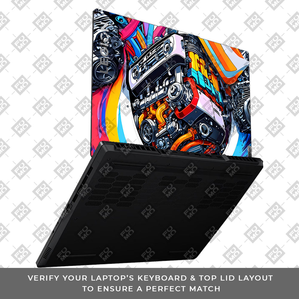 Power in Motion Lenovo Legion 5 15ARP8 Laptop Skin