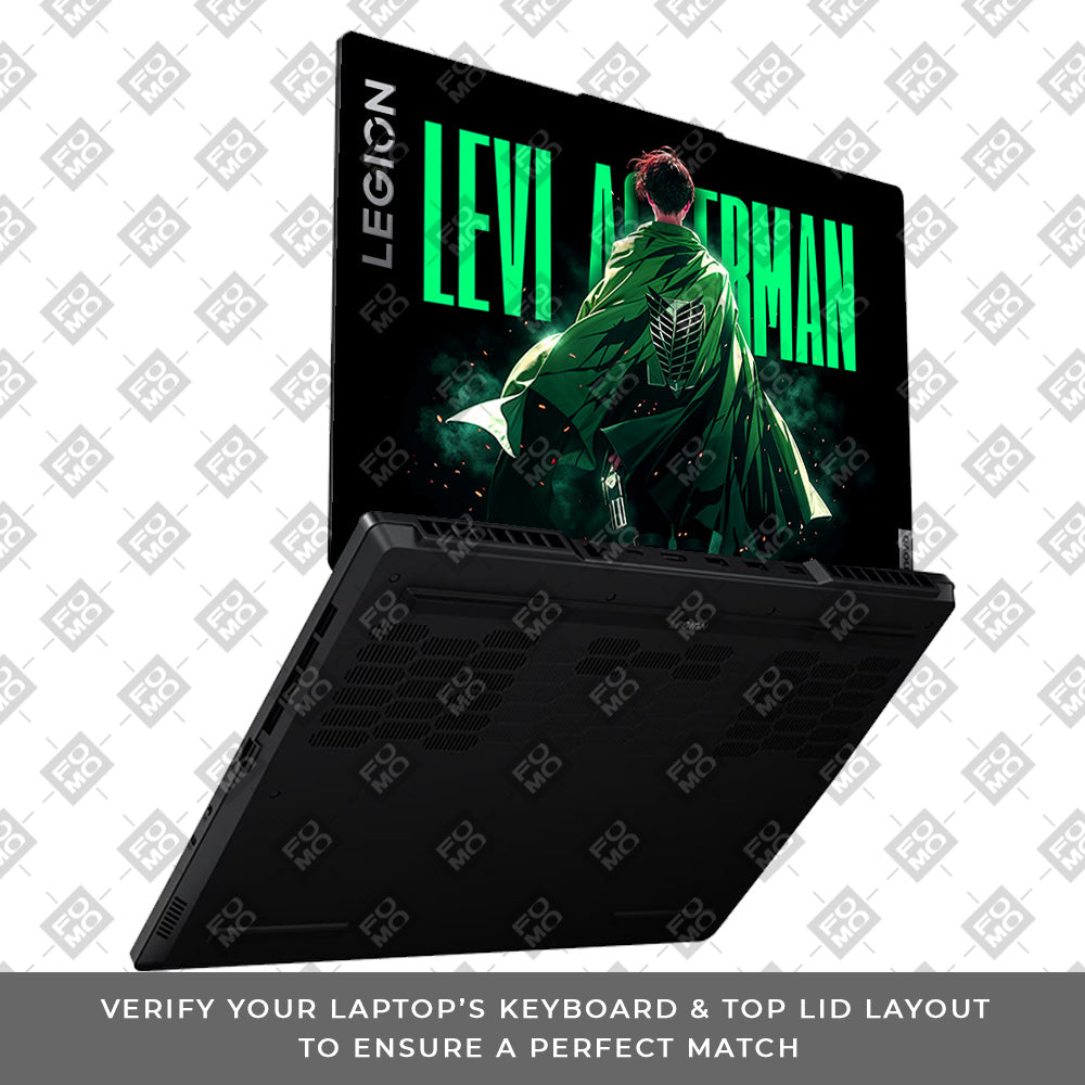 Levi Ackerman Stance Lenovo Legion 5 15ARP8 Laptop Skin