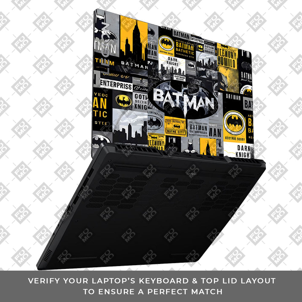 Batman Collage Lenovo Legion 5 15ARP8 Laptop Skin