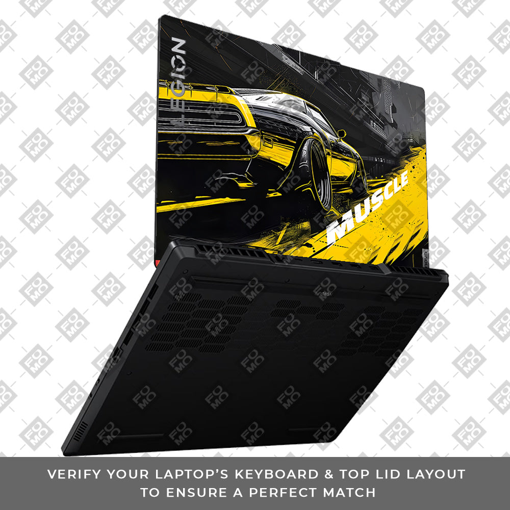 Black Muscle Lenovo Legion 5 15ARP8 Laptop Skin